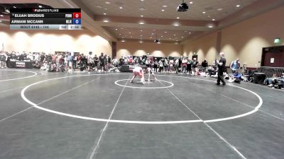 144 lbs Champ. Round 2 - Elijah Brosius, Pennsylvania vs Armani McCann, New Jersey