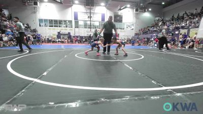 49 lbs Rr Rnd 1 - Ember Shelton, Team Tulsa Wrestling Club vs Barrett Smith, Team Tulsa Wrestling Club