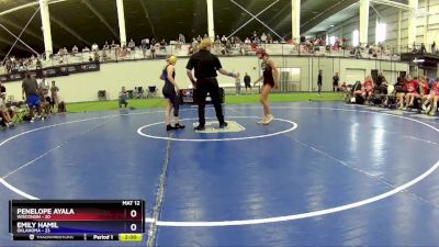 93 lbs Round 2 (8 Team) - Penelope Ayala, Wisconsin vs Emily Hamil, Oklahoma