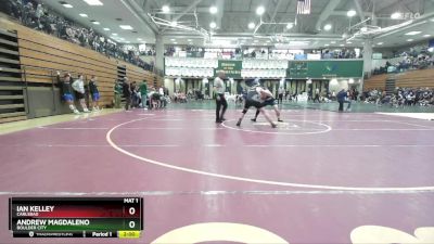 165 lbs Champ. Round 1 - Andrew Magdaleno, Boulder City vs Ian Kelley, Carlsbad