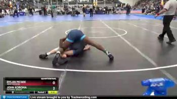 160 lbs Quarterfinal - Dylan McGee, West Potomac vs John Koroma, Potomac Senior