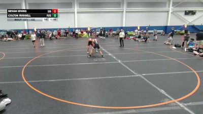 132 lbs Cons. Round 6 - Nevan Irving, Unattached vs Colton Russell, Pursuit Wrestling