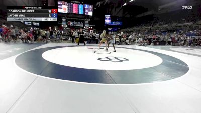 144 lbs Champ. Rd Of 64 - Carson Neubert, WI vs Jayden Veal, IL