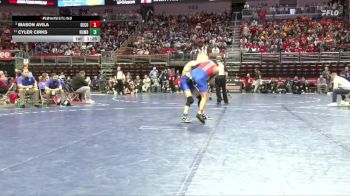 2A-132 lbs Quarterfinal - Mason Avila, Decorah vs Cyler Cirks, Humboldt