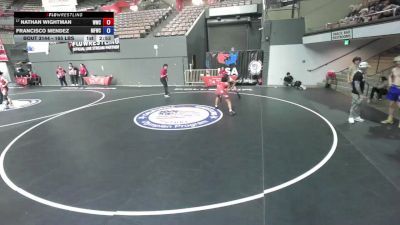 165 lbs Cons. Rd Of 16 - Nathan Wightman, Westmont Wrestling Club vs Francisco Mendez, McKinleyville Freestyle Wrestling Club