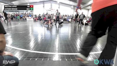 62 lbs Consolation - Maliyah Lopez, Proving Grounds Wrestling vs Autumn Brigge, Mojo Grappling Academy