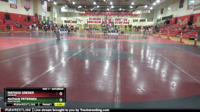 60 lbs Round 1 - Mathias Greder, MN Elite vs Nathan Petersen, Unattached