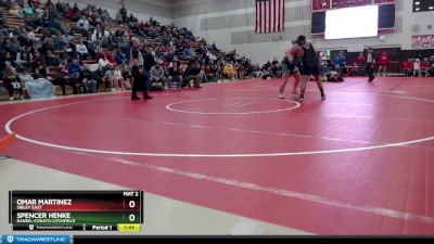 220 lbs Quarterfinal - Spencer Henke, Dassel-Cokato-Litchfield vs Omar Martinez, Sibley East