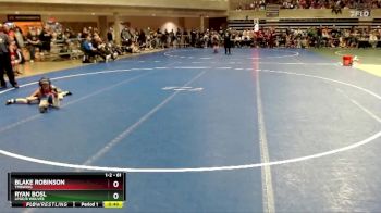 61 lbs Cons. Semi - Ryan Bosl, LPGE/B Wolves vs Blake Robinson, TMBWWG