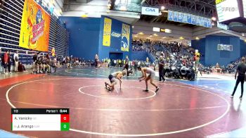 113 lbs Cons. Round 5 - Julian Arango, St Joseph Metuchen vs Aiden Vanicky, Notre Dame