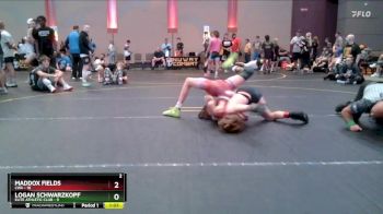 100 lbs Round 3 (4 Team) - Maddox Fields, LWA vs Logan Schwarzkopf, Elite Athletic Club