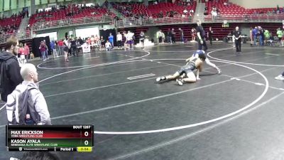 160 lbs 7th Place Match - Kason Ayala, Nebraska Elite Wrestling Club vs Max Erickson, York Wrestling Club