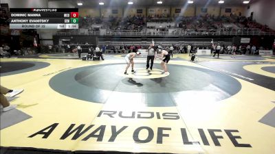 150 lbs Round Of 32 - Dominic Manna, McDonogh vs Anthony Evanitsky, Wyoming Seminary