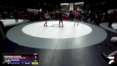 102 lbs Cons. Round 2 - Branson Hunter, Eureka Freestyle Wrestling Club vs Tyler Coleman, California