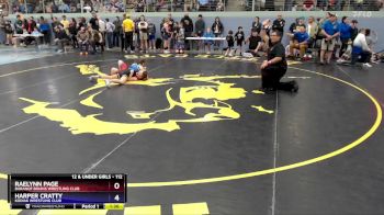 112 lbs Quarterfinal - Harper Cratty, Kodiak Wrestling Club vs Raelynn Page, Baranof Bruins Wrestling Club