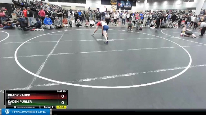 120 lbs Cons. Round 9 - Brady Kaupp, CT vs Kaden Purler, MO