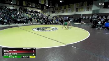 113 lbs Quarterfinal - Nate Mitchell, Del Oro vs Connor Jeong, Castro Valley