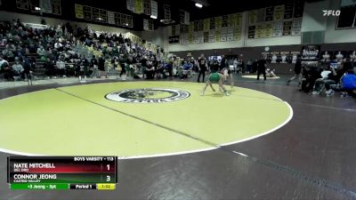 113 lbs Quarterfinal - Nate Mitchell, Del Oro vs Connor Jeong, Castro Valley