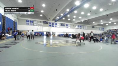 125 lbs Cons. Round 6 - Jazmine Abanobi, Fullerton vs Elisa Rocha, Shadow Hills
