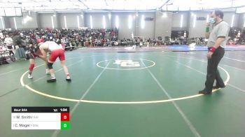 132 lbs Quarterfinal - William Smith, Fairfield Prep vs Craig Mager, Foran