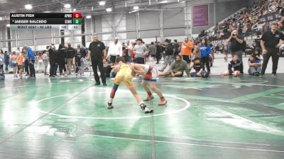 82 lbs Cons. Sub-quarters - Jaeger Salcedo, Sandpoint Legacy Wrestling Club vs Austin Fish, All-Phase Wrestling Club