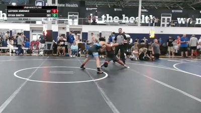 140 lbs Rr Rnd 1 - Jayden Jimenez, Grit Mat Club - MS vs Ryan Smith, The Outsiders Wrestling Club - MS