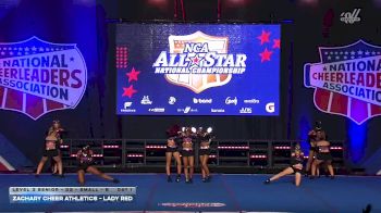 Zachary Cheer Athletics - Lady Red [2026 L3 Senior - D2 - Small - B Day 1] 2026 NCA All-Star National Championship