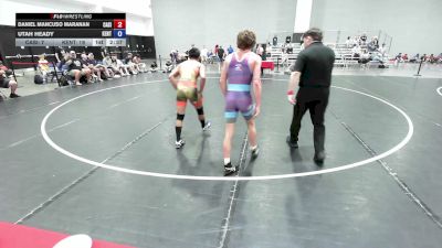 138 lbs Daniel Mancuso Maranan, California Silver vs Utah Heady, Kentucky