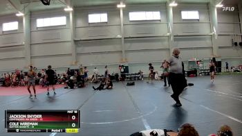 115 lbs Finals (2 Team) - Jackson Snyder, Contenders WA Green vs Cole Wireman, Dayton Bandits