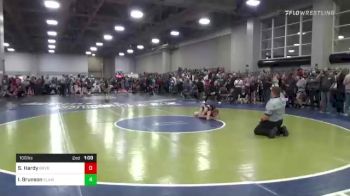 100 lbs Quarterfinal - Sadie Hardy, Bear River vs Izzie Brunson, Slam Academy