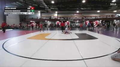 76 lbs Finals (2 Team) - Lucas Spicer, Steller Trained Wolffe vs Kohlton Reinhold, Steller Trained Doom