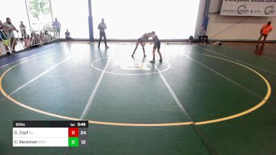 80 lbs Rr Rnd 2 - Gionni Zapf, S.L.Y. Sniper vs Connor Beckman, D3Primus