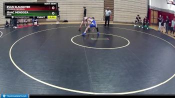 120 lbs Cons. Round 5 - Evan Slaughter, Cimarron Memorial vs Isaac Mendoza, Basic