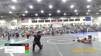 125 lbs Consi Of 16 #1 - Jazelle Orosco, Tokay Wrestling Club vs Lyla Shailynn Layson, Khutulun