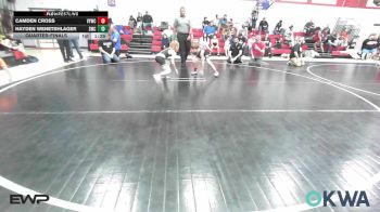 730-76 lbs Quarterfinal - Camden Cross, Verdigris Youth Wrestling vs Hayden Wenetshlager, Salina Wrestling Club
