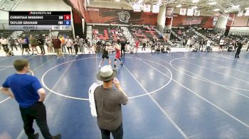 165 lbs Round 2 - Christian Minenno, Scramble Inc Wrestling vs Taylor Graham, Fremont Wrestling Club