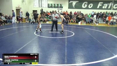 132 lbs Cons. Round 1 - Bam Campbell, Brooks vs Chase Cavitch, St. George`s