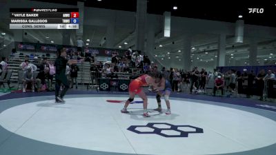 55 kg Cons. Semis - Vayle Baker, Army (WCAP) vs Marissa Gallegos, Titan Mercury Wrestling Club (TMWC)