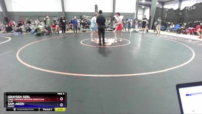 157 lbs Cons. Round 2 - Graysen Serl, CNWC Concede Nothing Wrestling Club vs Sam Aiken, NWWC