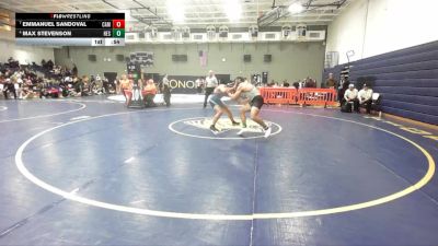165 lbs Cons. Semi - Max Stevenson, Hesperia vs Emmanuel Sandoval, Camarillo