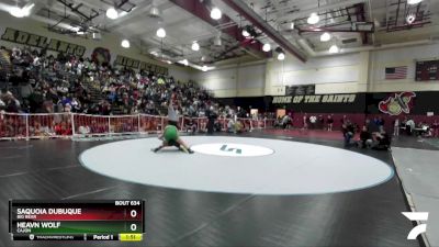 135 lbs Semifinal - Heavn Wolf, Cajon vs Saquoia Dubuque, Big Bear