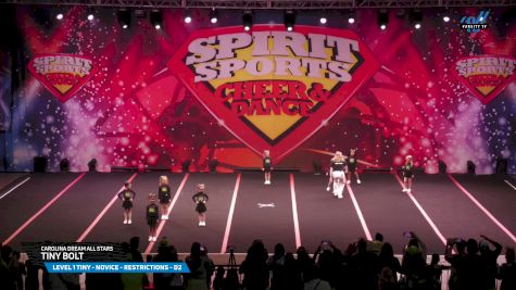 Carolina Dream All Stars - Tiny Bolt [2025 L1 Tiny - Novice - Restrictions - D2 Day 1] 2025 Spirit Sports Myrtle Beach Nationals