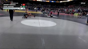 138 lbs Cons. Round 1 - Zachary Carrasco, Post Falls vs Daniel Martinez, Capistrano Valley