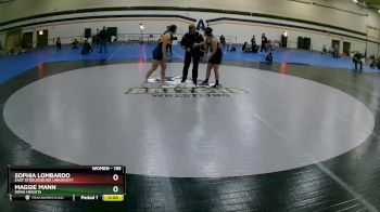 155 lbs Quarterfinal - Maggie Mann, Siena Heights vs Sophia Lombardo, East Stroudsburg University