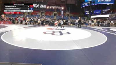 285 lbs Champ. Rd Of 64 - Logan Leeson, WA vs Jeremy Marshall, IL