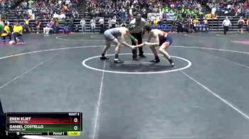 164 lbs Champ. Round 1 - Daniel Costello, Mustang WC vs Eren Kurt, Champaign WC