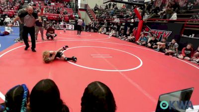 46 lbs Rr Rnd 2 - Stella McCarther, Mollywhoppers vs Kimber Byson, Sisters On The Mat Purple