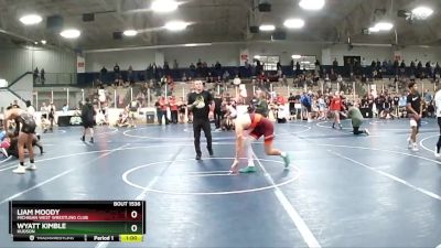 145 lbs Cons. Round 2 - Wyatt Kimble, Hudson vs Liam Moody, Michigan West Wrestling Club