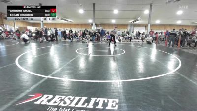 50 lbs Quarterfinal - Anthony Small, Unattached vs Logan Besermin, Forty Fort