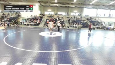 285 lbs Cons. Semi - Evan Day, Castleton vs Dustin Koskinen-Falls, Oswego State